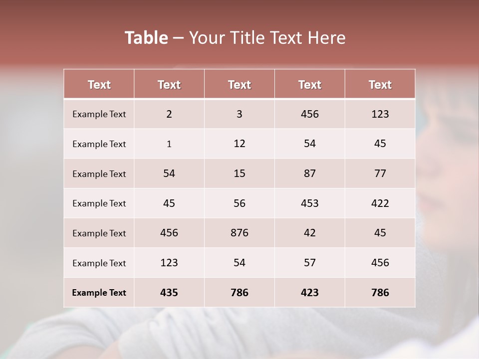 Thoughtful Caucasian Eye PowerPoint Template