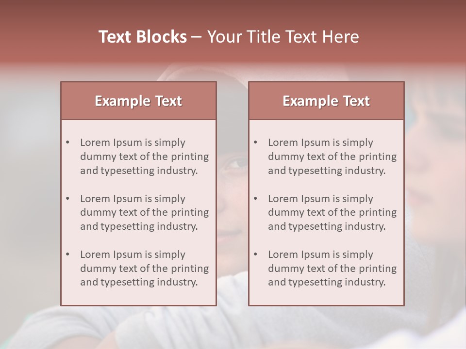 Thoughtful Caucasian Eye PowerPoint Template