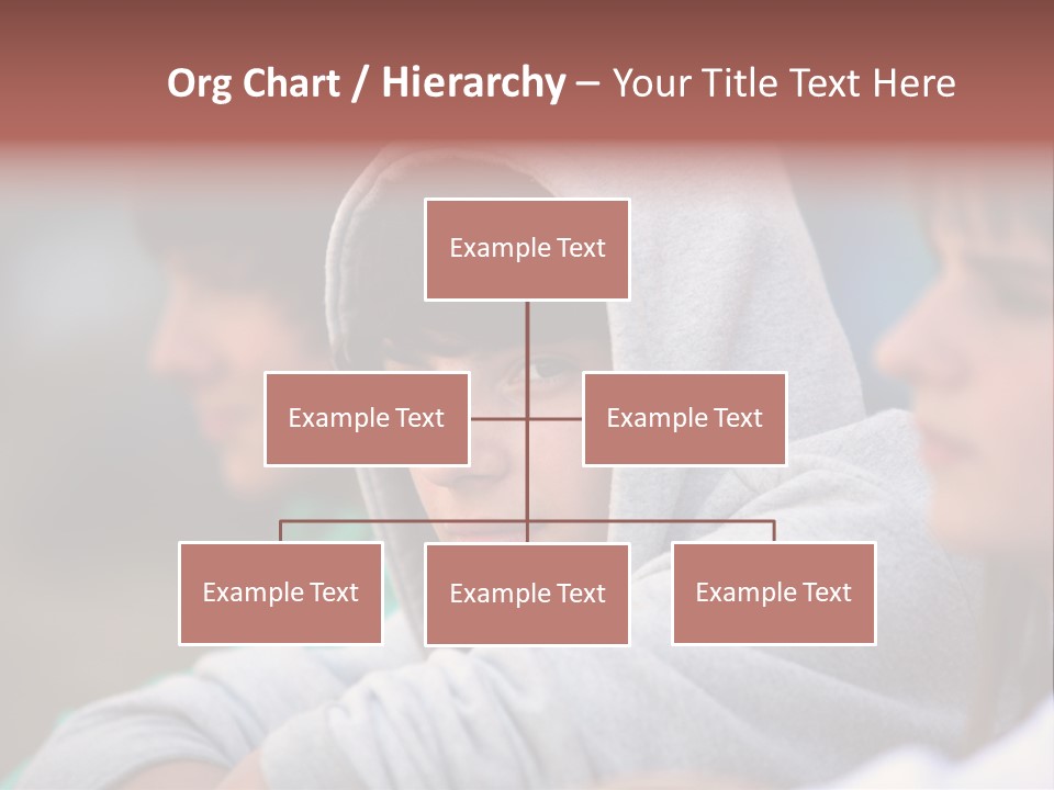 Thoughtful Caucasian Eye PowerPoint Template
