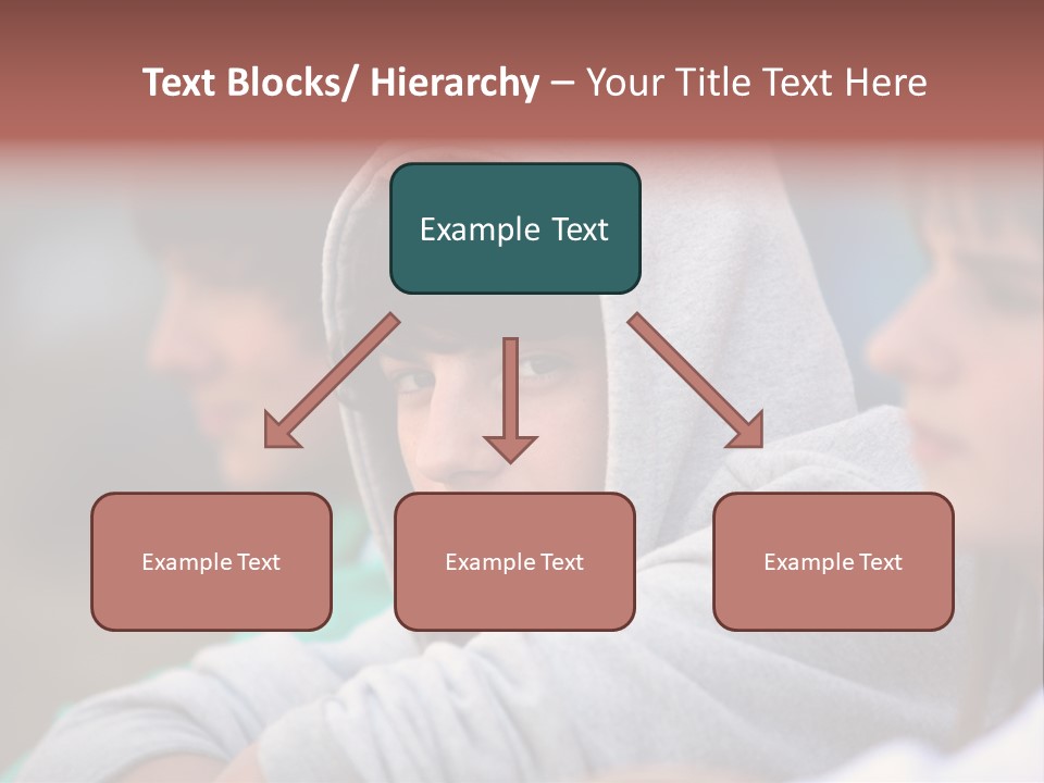 Thoughtful Caucasian Eye PowerPoint Template