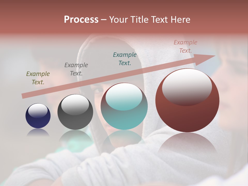 Thoughtful Caucasian Eye PowerPoint Template