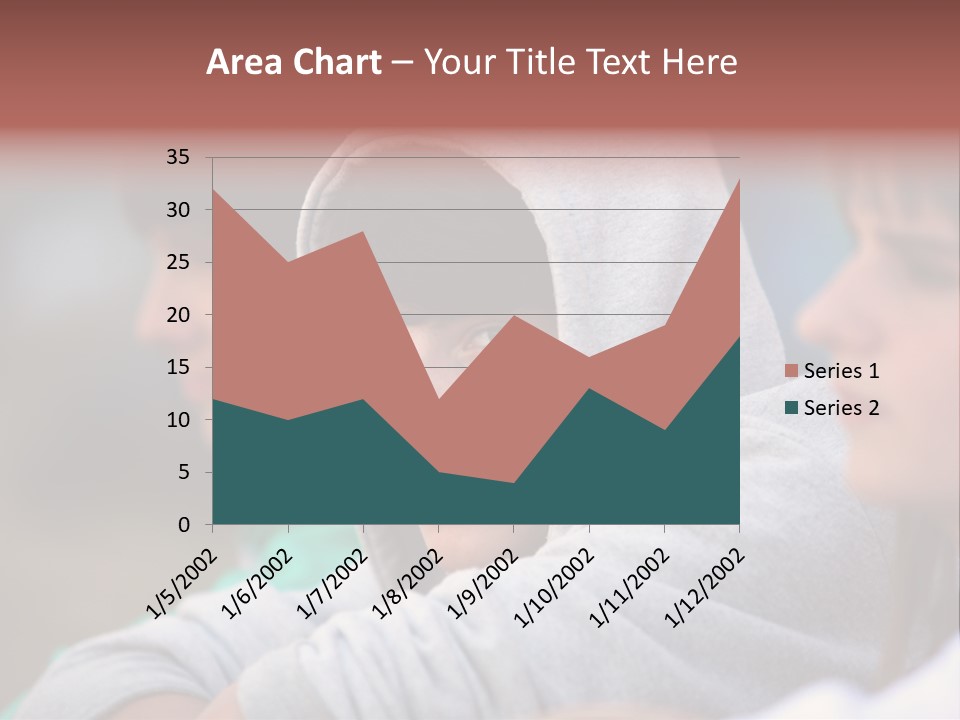 Thoughtful Caucasian Eye PowerPoint Template
