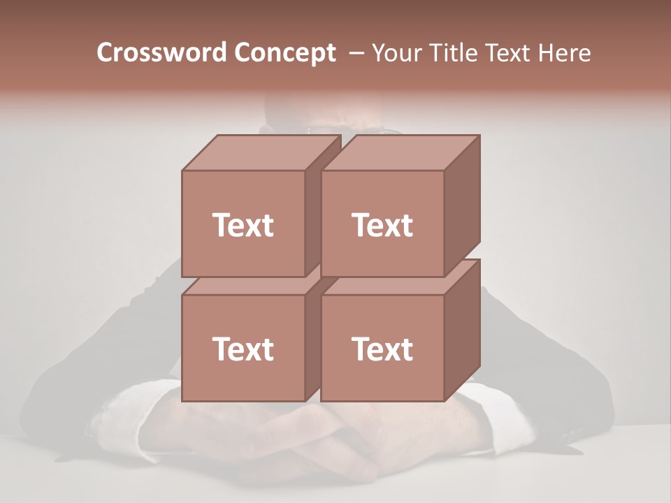 Serious Job Businessman PowerPoint Template