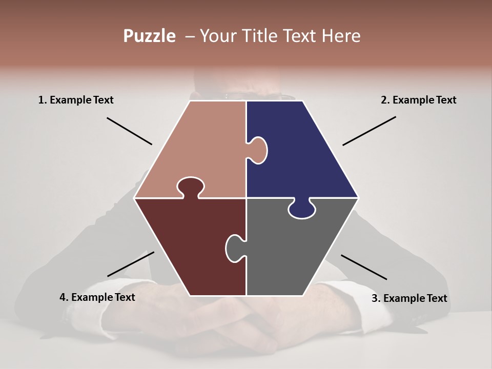 Serious Job Businessman PowerPoint Template