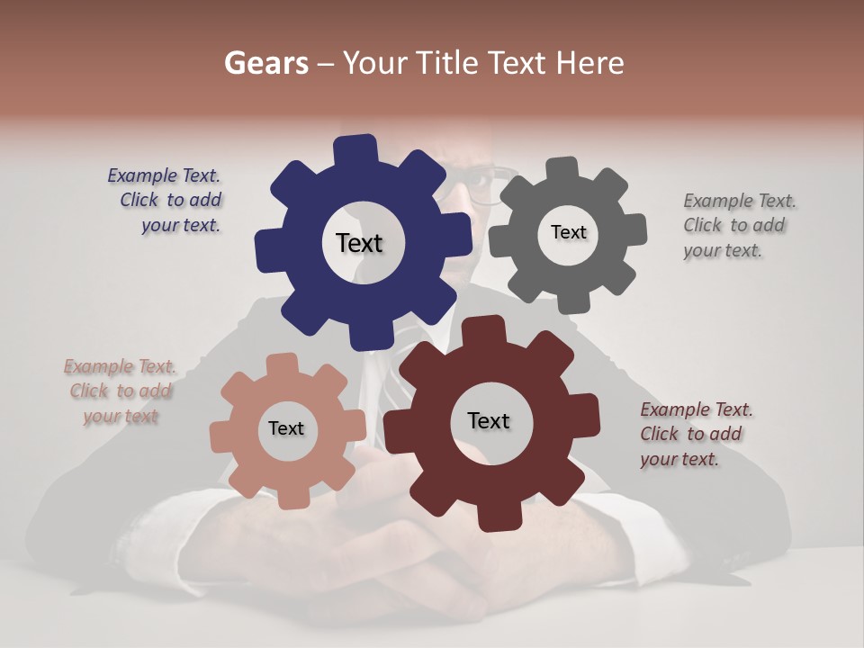 Serious Job Businessman PowerPoint Template