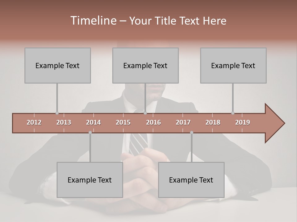 Serious Job Businessman PowerPoint Template