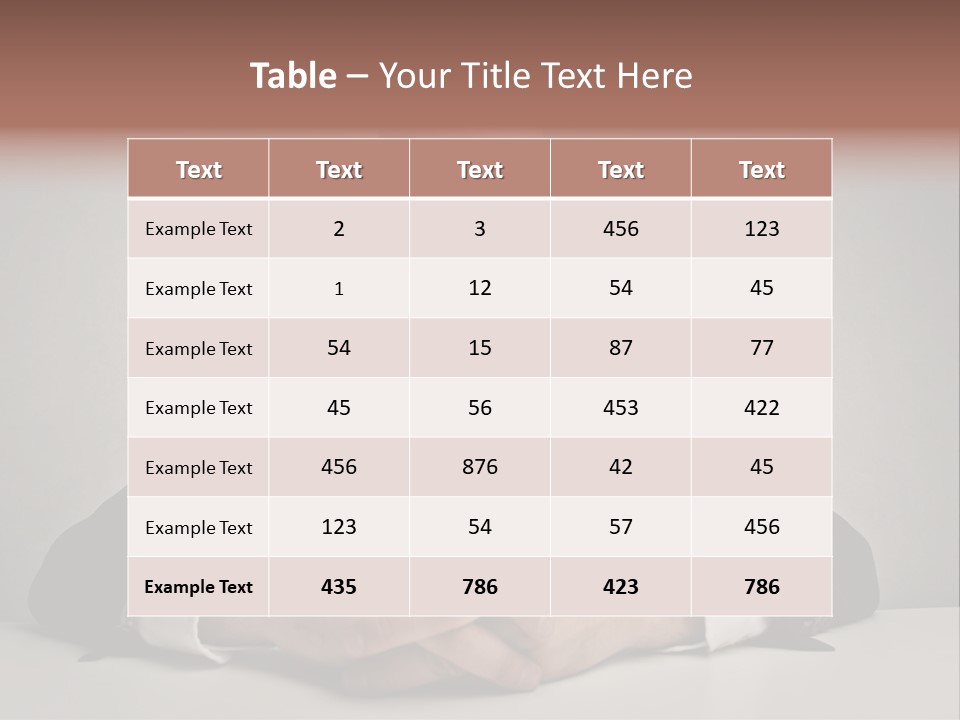 Serious Job Businessman PowerPoint Template