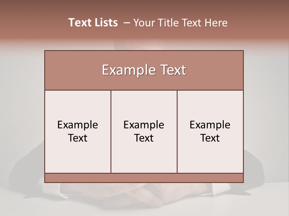 Serious Job Businessman PowerPoint Template