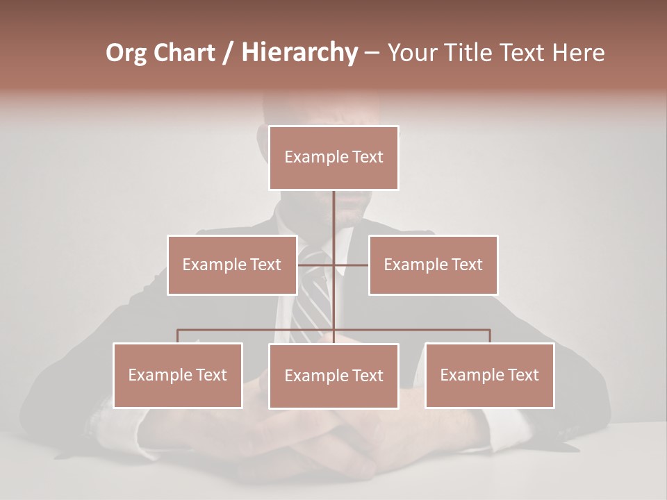 Serious Job Businessman PowerPoint Template