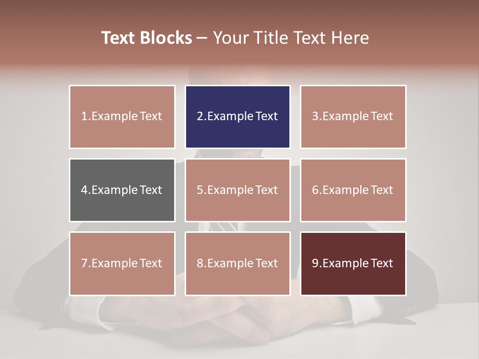 Serious Job Businessman PowerPoint Template