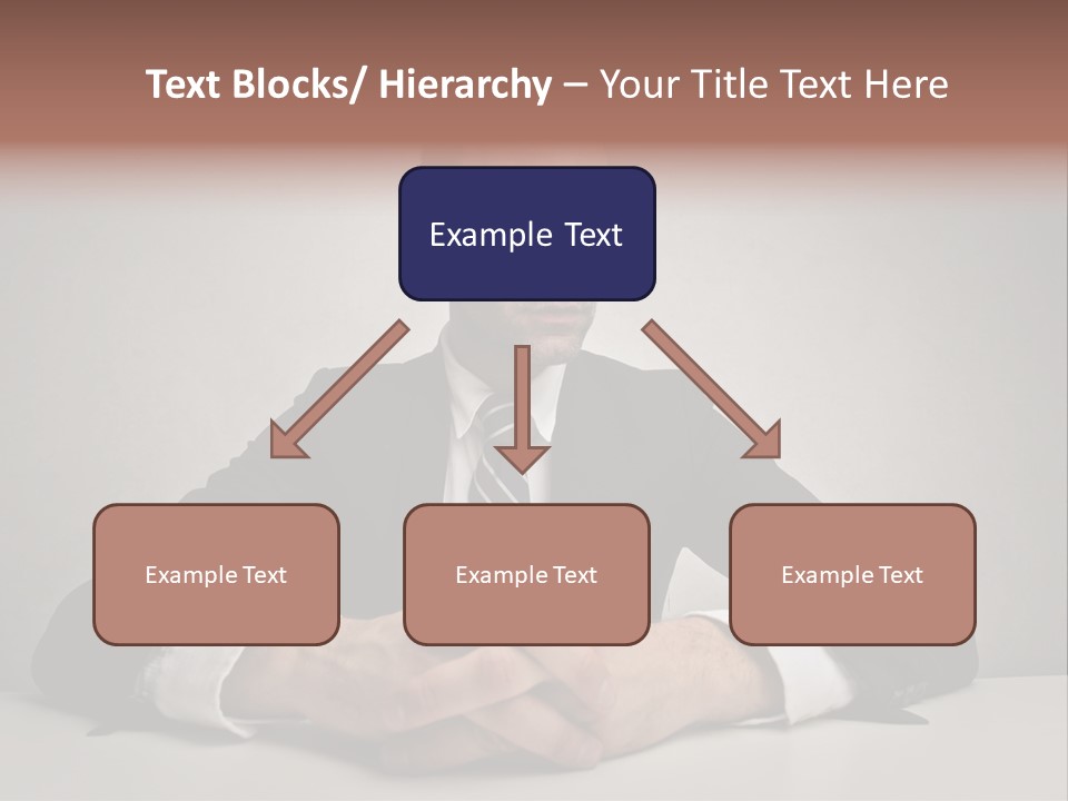 Serious Job Businessman PowerPoint Template