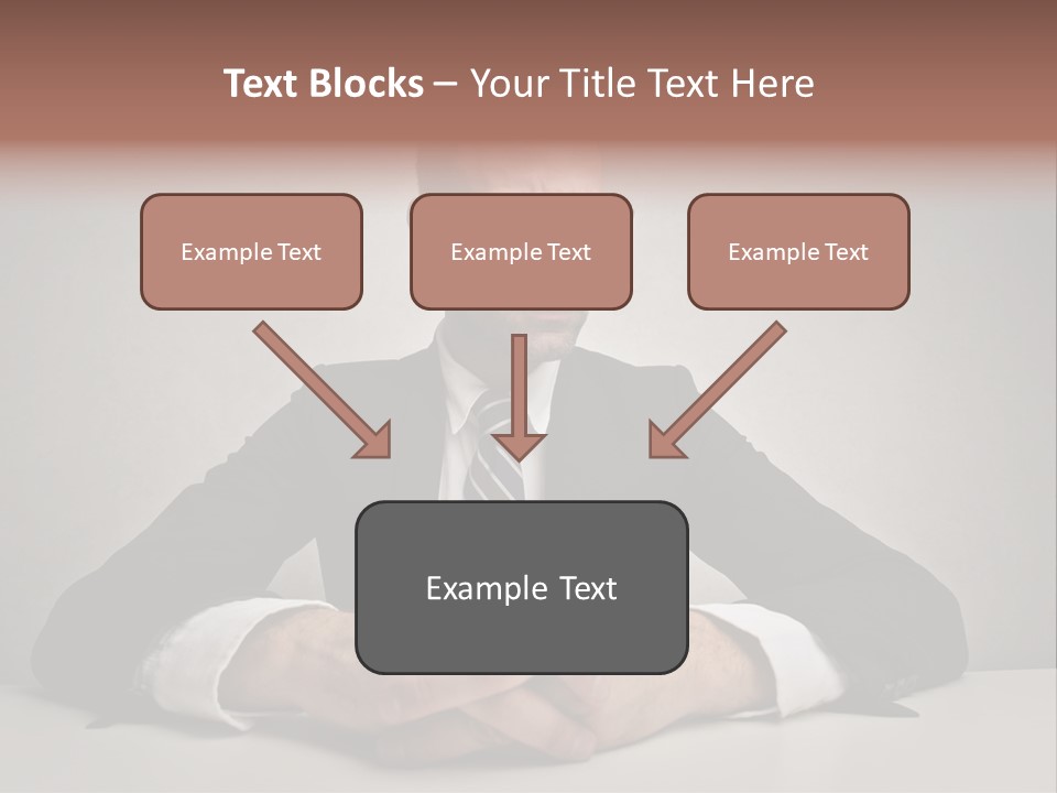 Serious Job Businessman PowerPoint Template