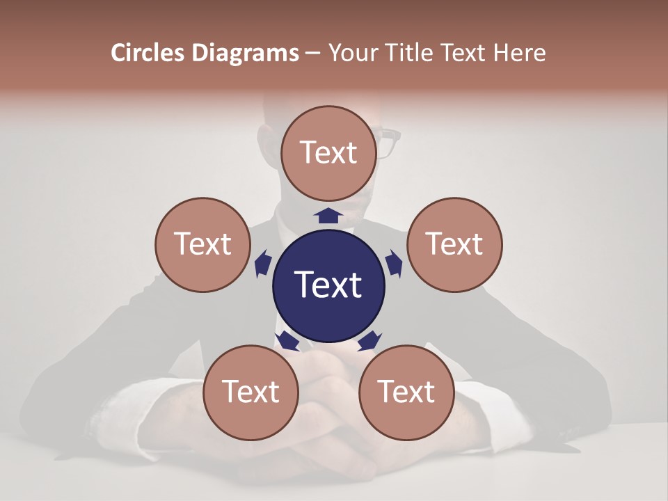 Serious Job Businessman PowerPoint Template