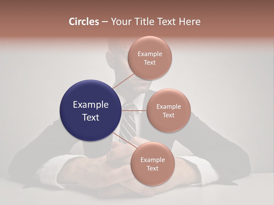 Serious Job Businessman PowerPoint Template