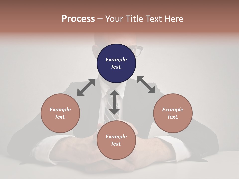 Serious Job Businessman PowerPoint Template