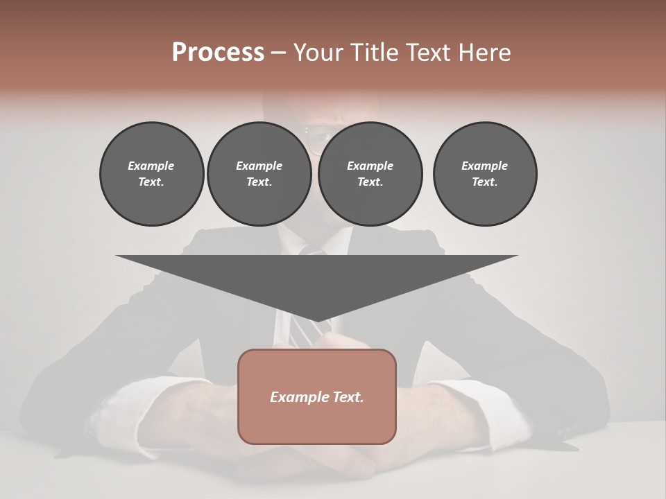 Serious Job Businessman PowerPoint Template