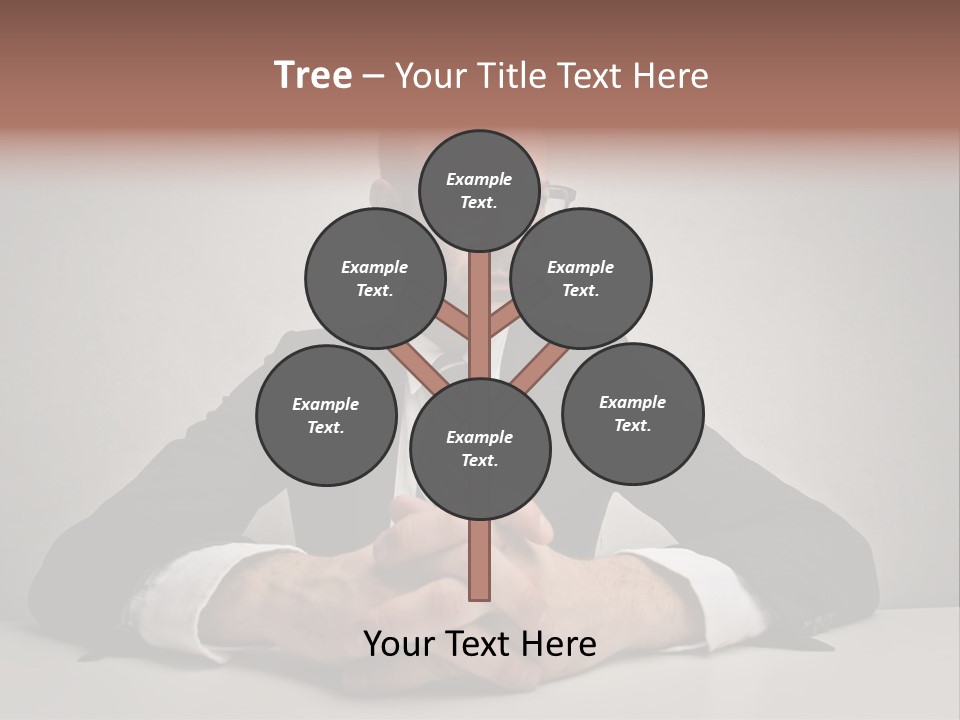 Serious Job Businessman PowerPoint Template