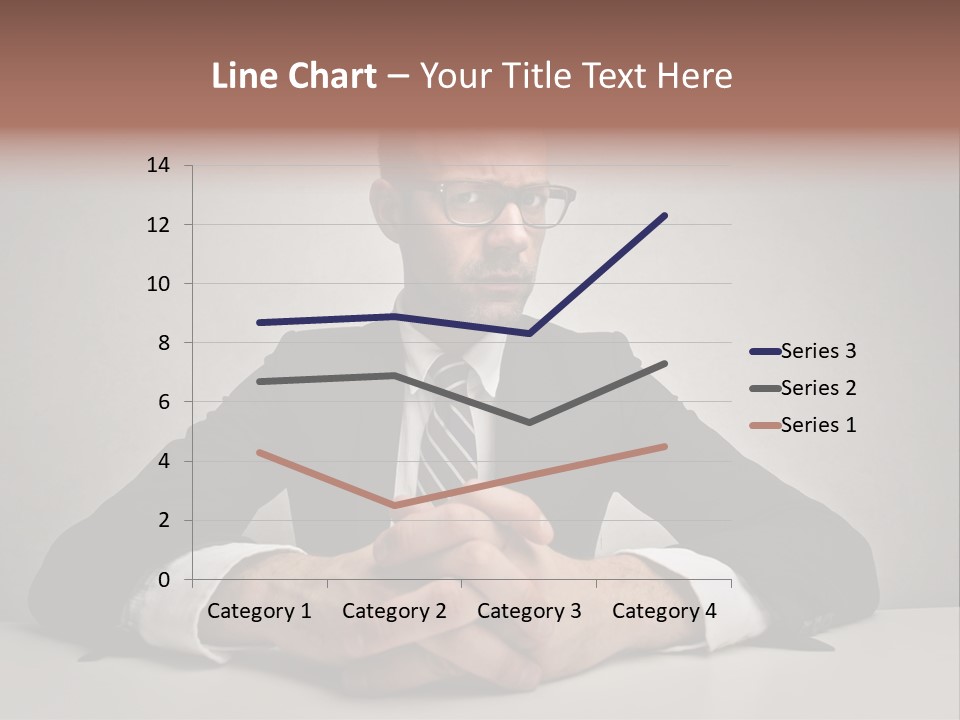 Serious Job Businessman PowerPoint Template