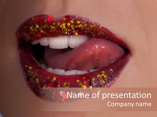 Smile Dentist Mouth PowerPoint Template