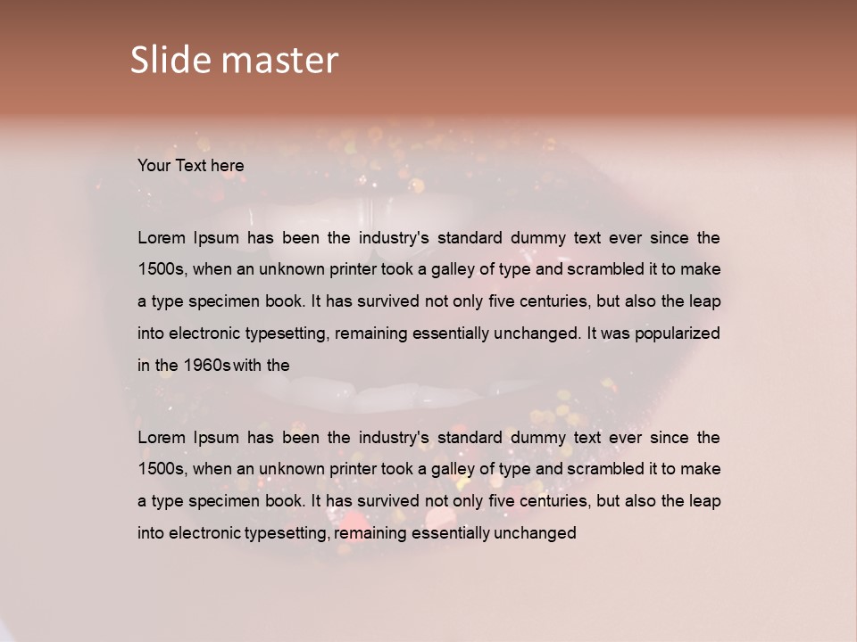 Smile Dentist Mouth PowerPoint Template