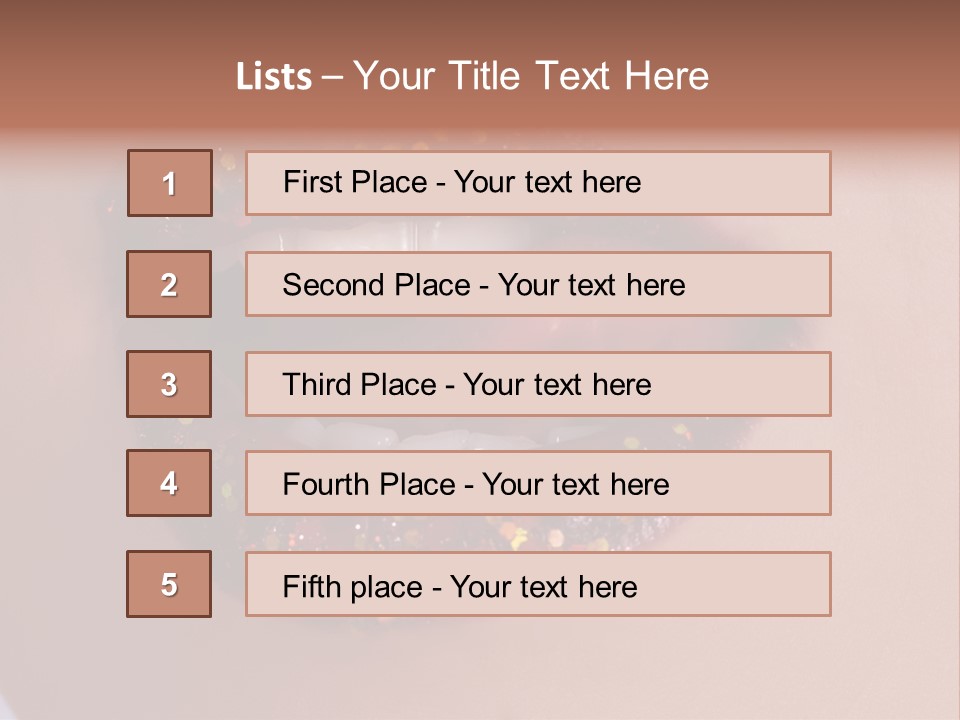 Smile Dentist Mouth PowerPoint Template