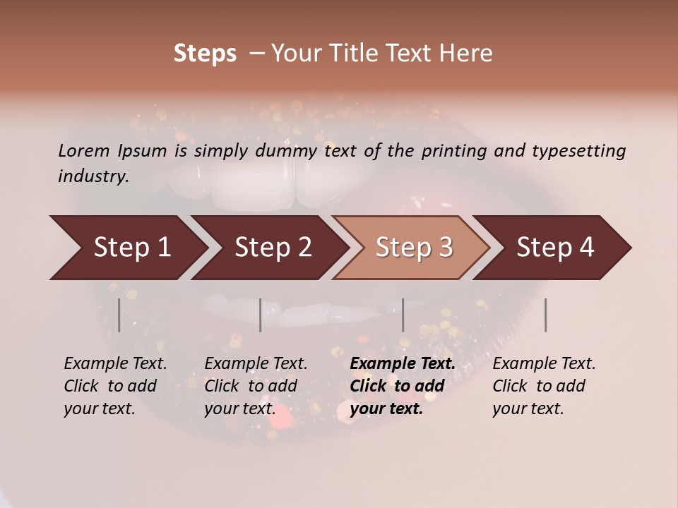 Smile Dentist Mouth PowerPoint Template