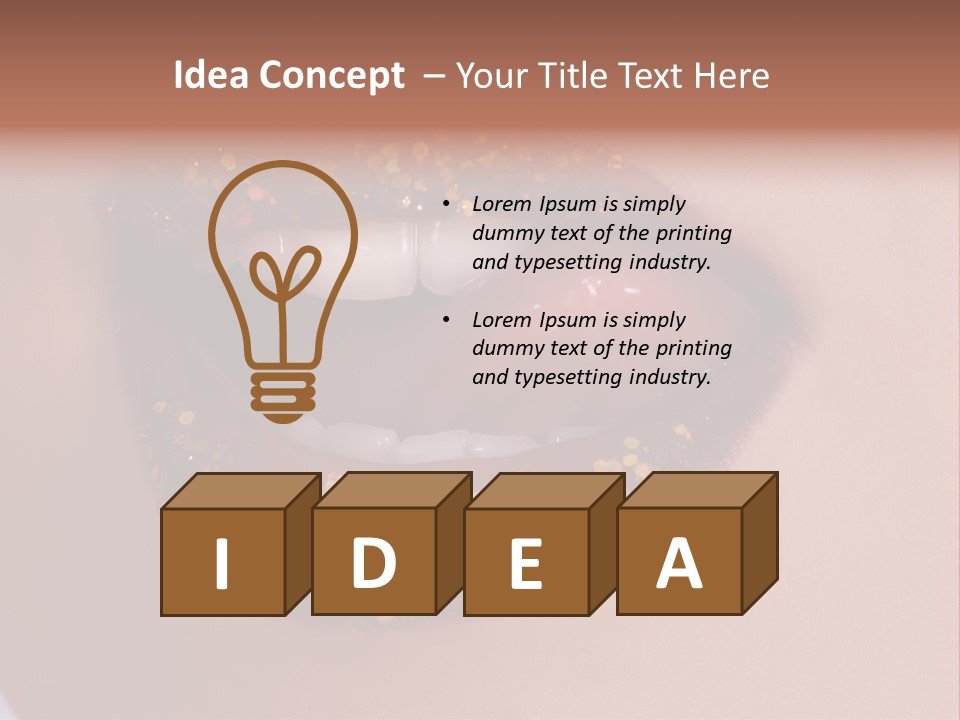 Smile Dentist Mouth PowerPoint Template