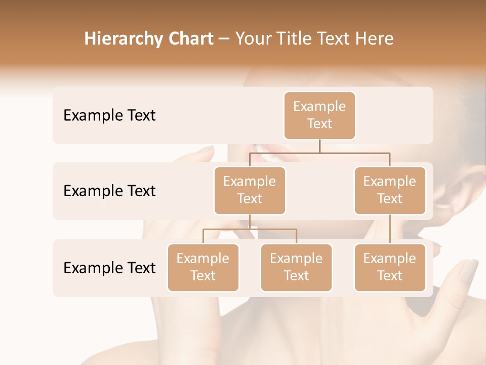 Female Cute White Background PowerPoint Template