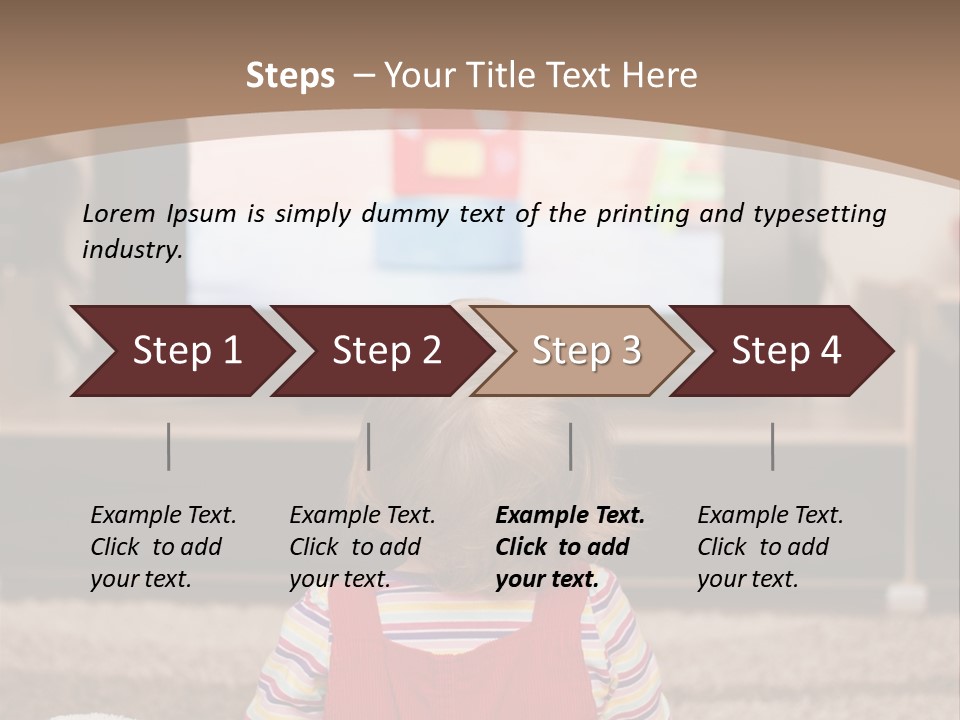 Child Screen Home PowerPoint Template