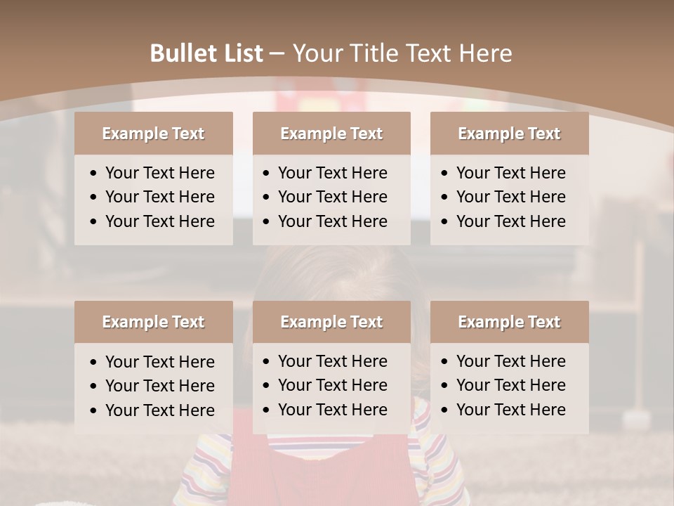 Child Screen Home PowerPoint Template