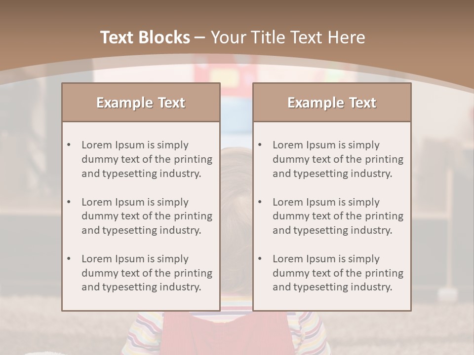 Child Screen Home PowerPoint Template