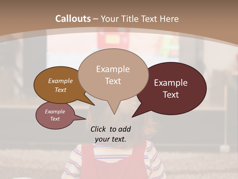 Child Screen Home PowerPoint Template