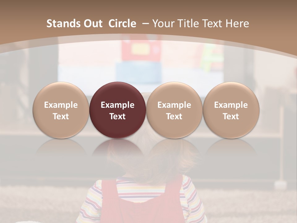 Child Screen Home PowerPoint Template