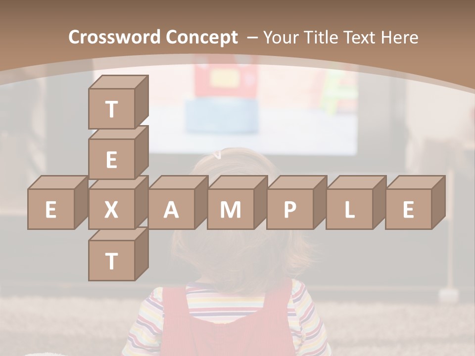 Child Screen Home PowerPoint Template