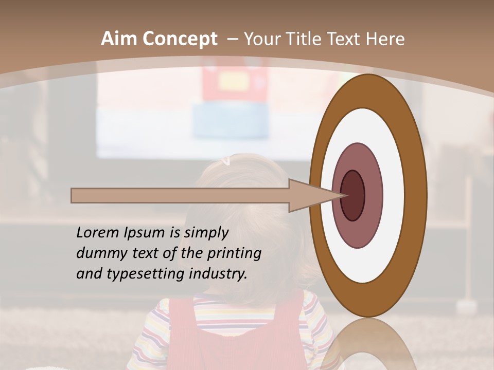 Child Screen Home PowerPoint Template