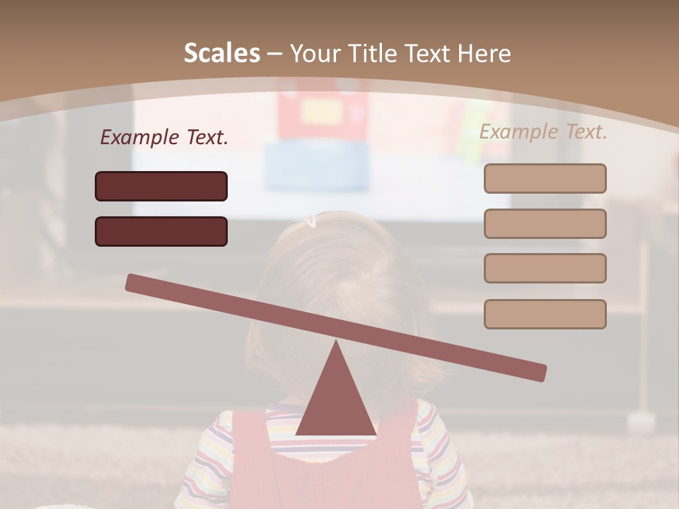 Child Screen Home PowerPoint Template