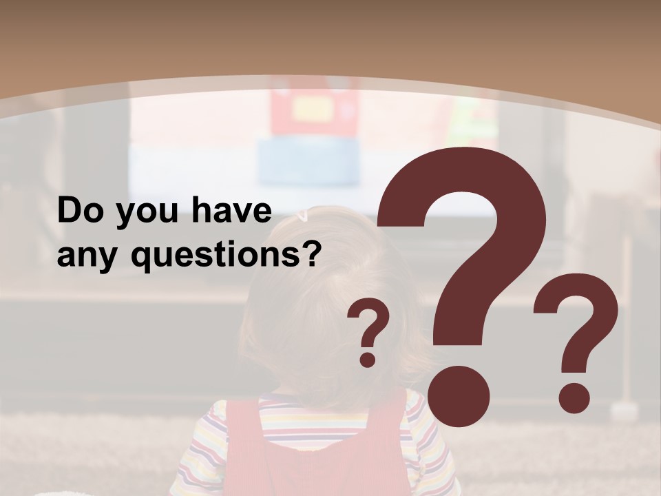 Child Screen Home PowerPoint Template