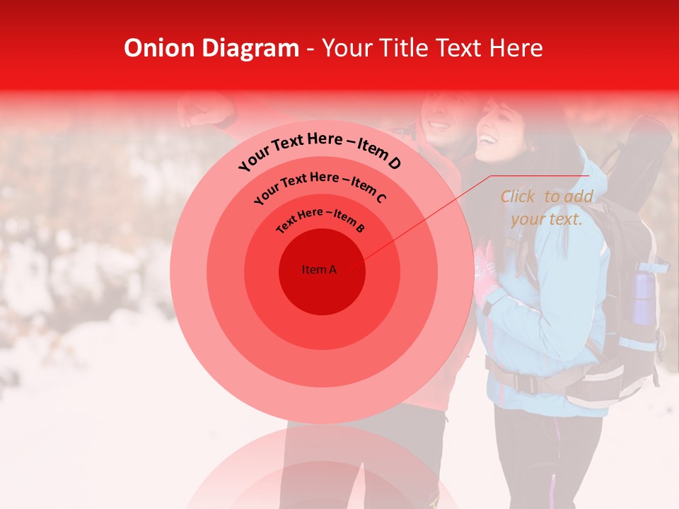 Winner Snowy Hike PowerPoint Template