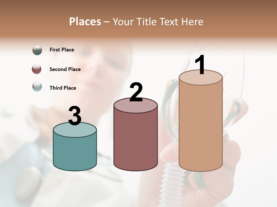 Gas Standing Person PowerPoint Template