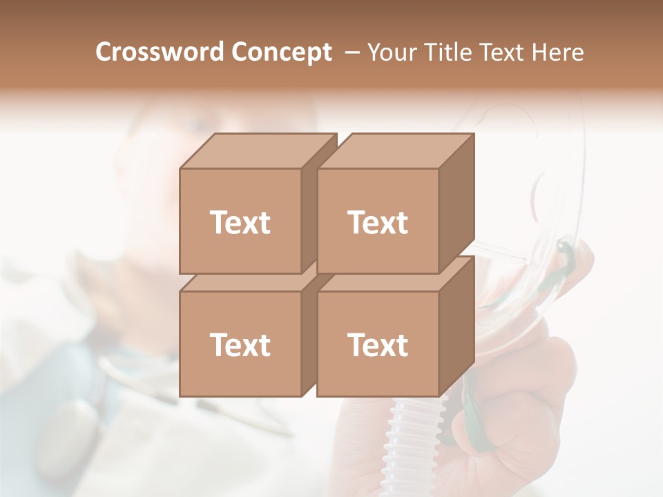 Gas Standing Person PowerPoint Template