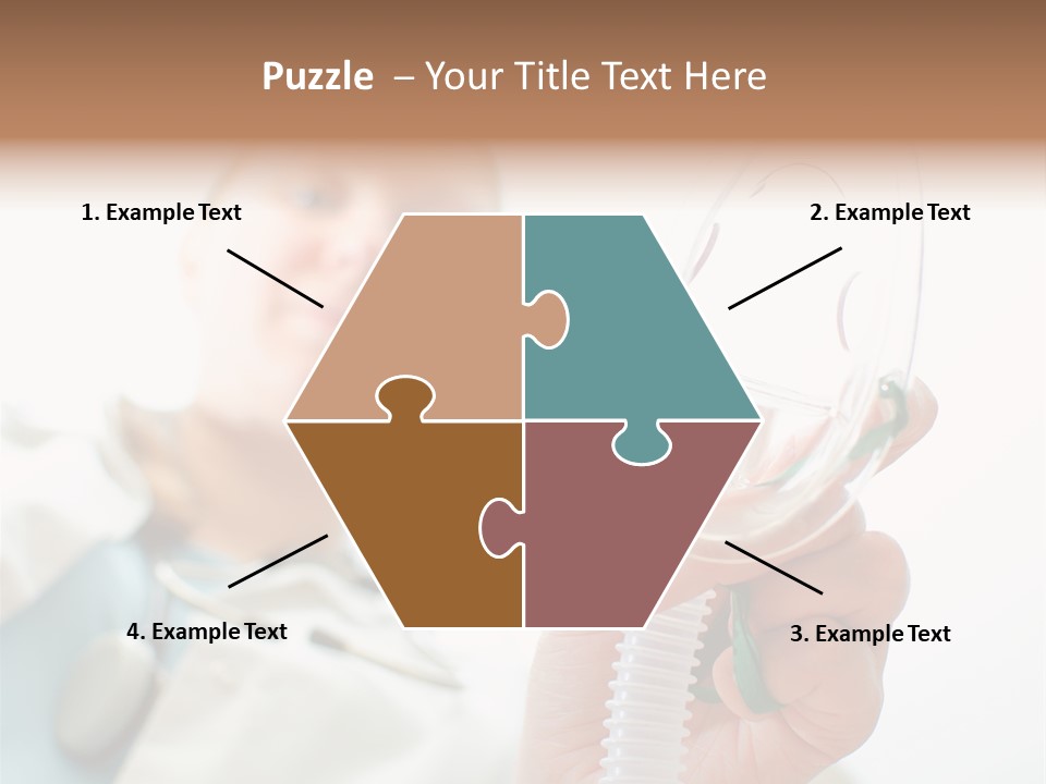 Gas Standing Person PowerPoint Template