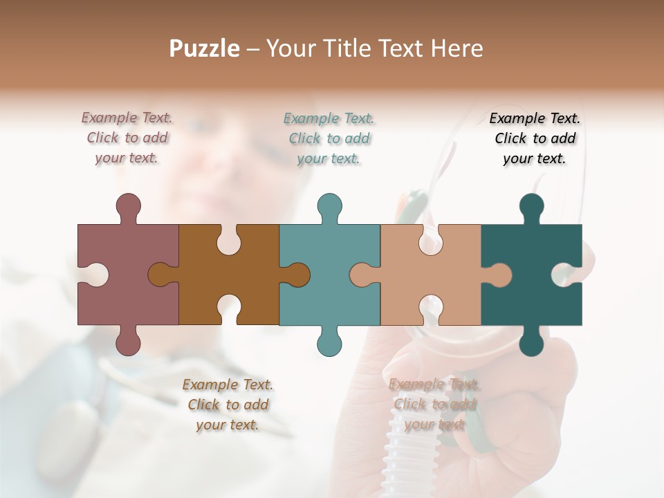 Gas Standing Person PowerPoint Template