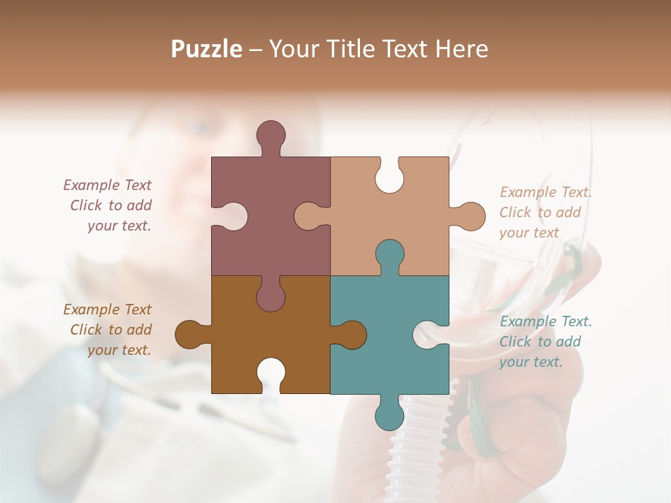 Gas Standing Person PowerPoint Template