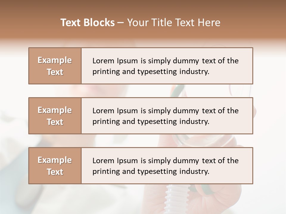 Gas Standing Person PowerPoint Template