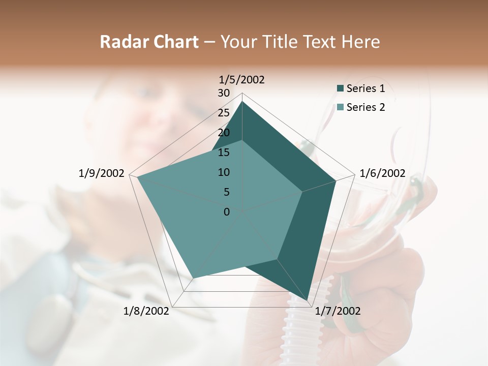 Gas Standing Person PowerPoint Template