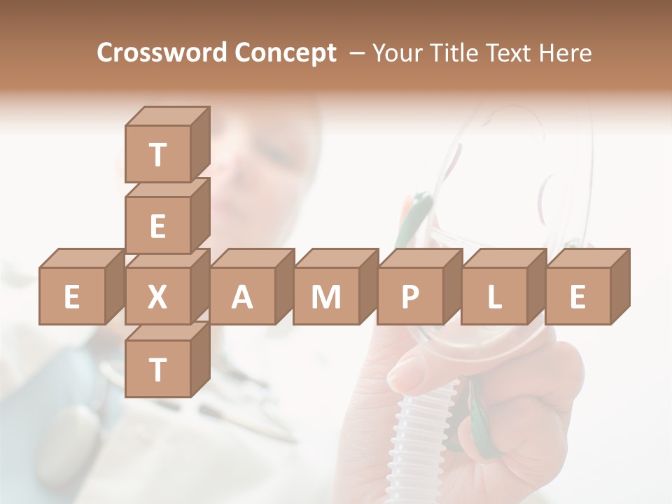 Gas Standing Person PowerPoint Template