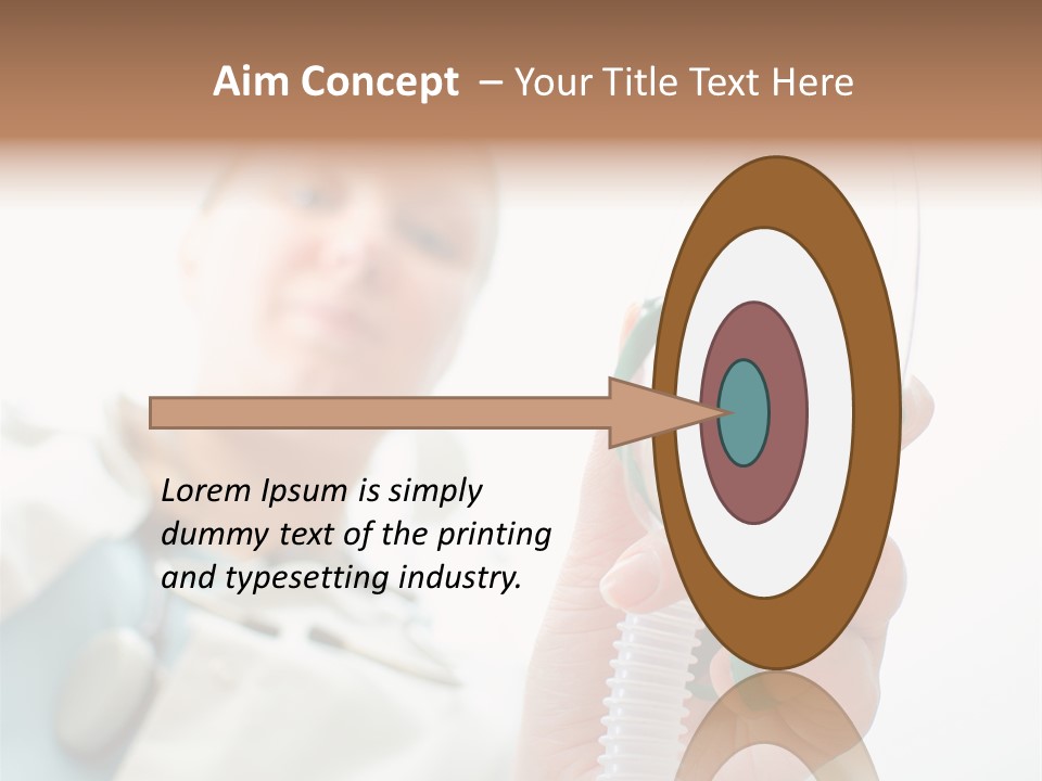 Gas Standing Person PowerPoint Template
