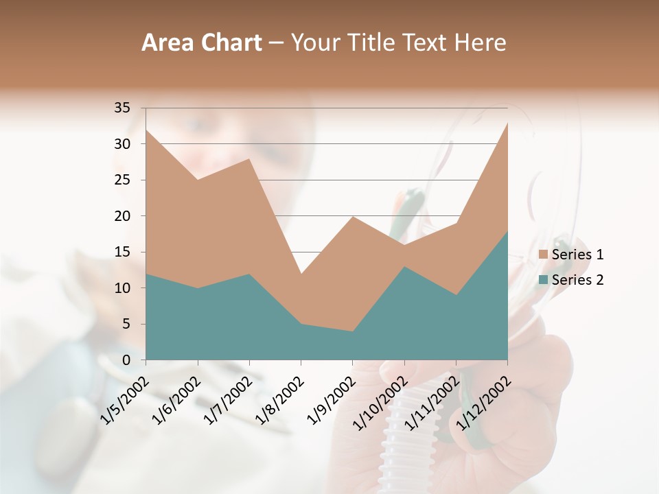 Gas Standing Person PowerPoint Template