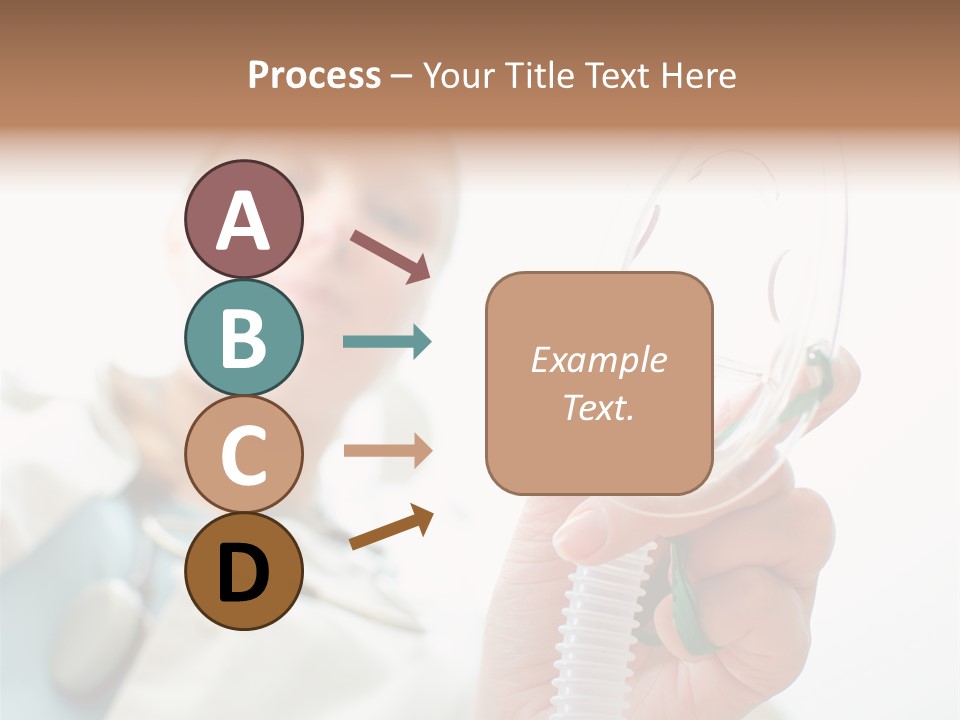 Gas Standing Person PowerPoint Template