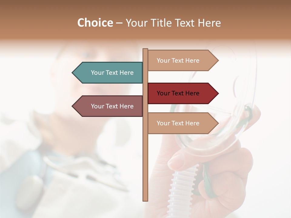 Gas Standing Person PowerPoint Template